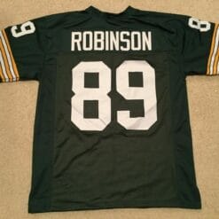 UNSIGNED CUSTOM Sewn Stitched Dave Robinson Green Jersey