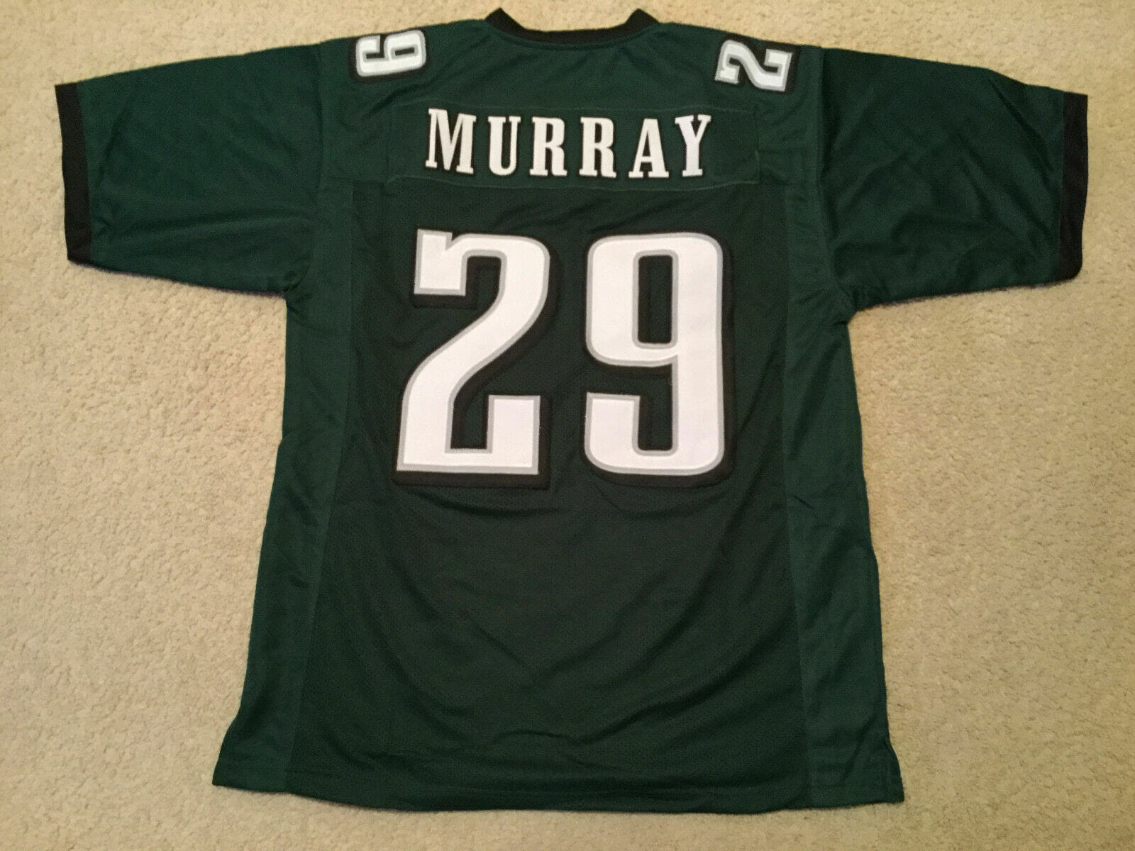 UNSIGNED CUSTOM Sewn Stitched DeMarco Murray Green Jersey