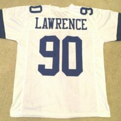 UNSIGNED CUSTOM Sewn Stitched Demarcus Lawrence White Jersey