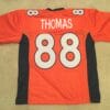 UNSIGNED CUSTOM Sewn Stitched Demaryius Thomas Orange Jersey