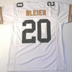 UNSIGNED CUSTOM Sewn Stitched Rocky Bleier White Jersey