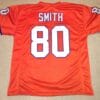 UNSIGNED CUSTOM Sewn Stitched Rod Smith Orange Jersey