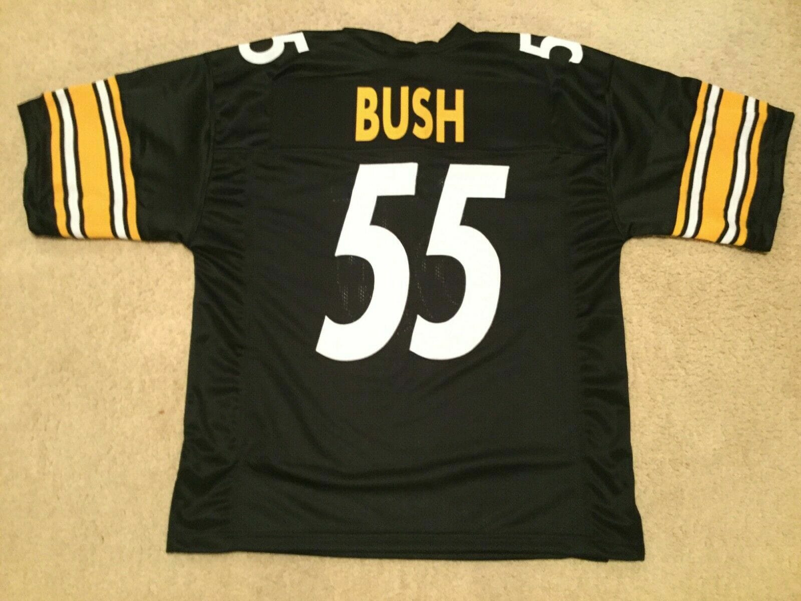 UNSIGNED CUSTOM Sewn Stitched Devin Funchess Black Jersey