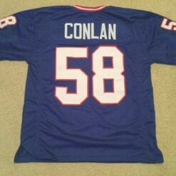 UNSIGNED CUSTOM Sewn Stitched Shane Conlan Blue Jersey