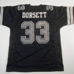 UNSIGNED CUSTOM Sewn Stitched Tony Dorsett Blue Jersey
