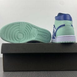 Alternative view of Air Jordan 1 Mid Blue Mint
