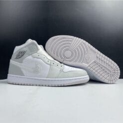 Alternative view of Air Jordan 1 Mid Grey Camo