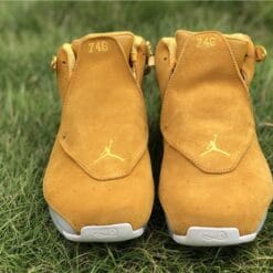 Alternative view of Air Jordan 18 Retro Yellow Ochre