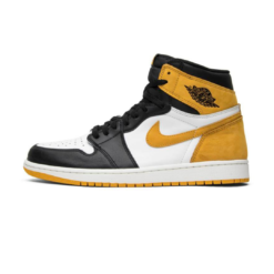 Air Jordan 1 Mid Yellow Toe Black