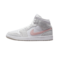 Alternative view of Air Jordan 1 Mid SE Light Iron Ore