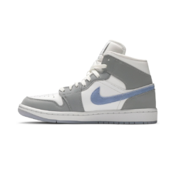 Air Jordan 1 Mid Wolf Grey Aluminum