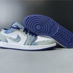 Alternative view of Air Jordan 1 Low WASHED DENIM 2020