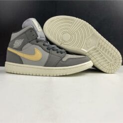 Alternative view of Air Jordan 1 Mid Grey Onyx