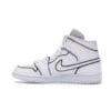 Air Jordan 1 Mid Iridescent Reflective White (W)
