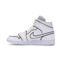 Air Jordan 1 Mid Iridescent Reflective White