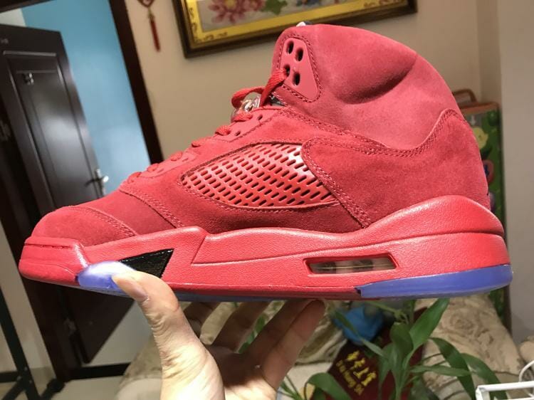 Air Jordan 5 Retro Red Suede