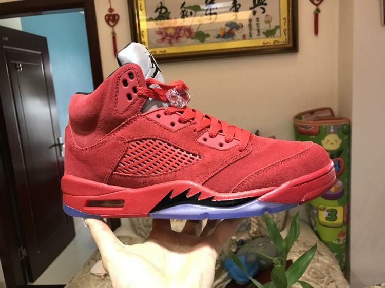 Air Jordan 5 Retro Red Suede