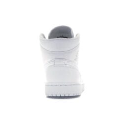 Alternative view of Air Jordan 1 Mid Triple White (2018)