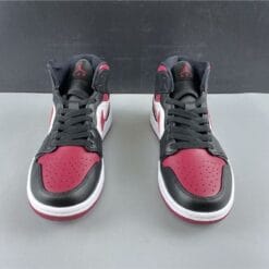 Alternative view of Air Jordan 1 Mid Bred Toe