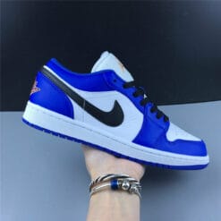 Air Jordan 1 Low Hyper Royal Orange Peel