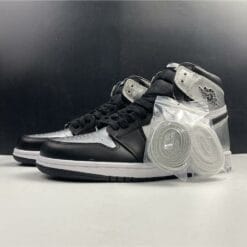 Alternative view of Air Jordan 1 High OG WMNS Silver Toe