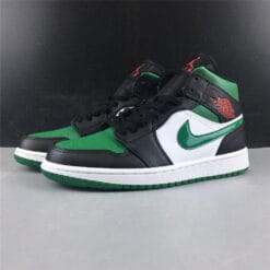 Air Jordan 1 Mid Green Toe