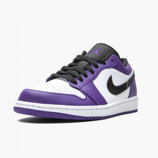Air Jordan 1 Retro Low Court Purple Black-White - Image 4