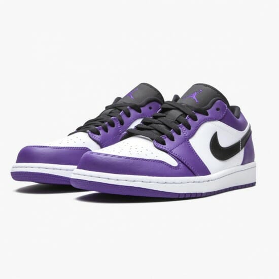 Air Jordan 1 Retro Low Court Purple Black-White - Image 2