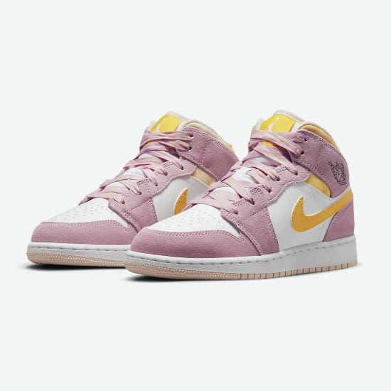 Air Jordan 1 Mid SE GS Arctic Pink - Image 4