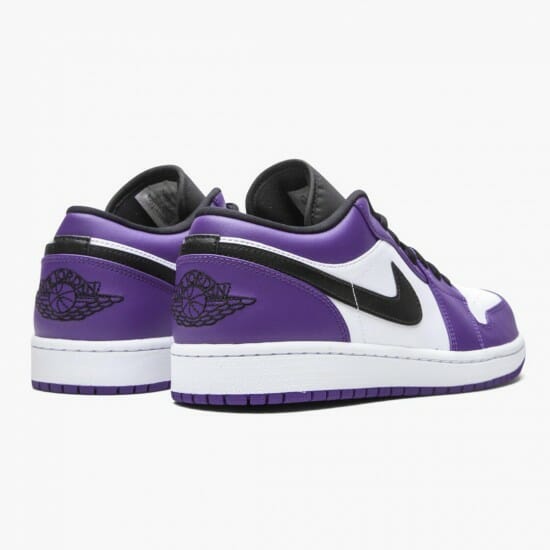 Air Jordan 1 Retro Low Court Purple Black-White - Image 3