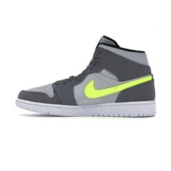 Air Jordan 1 Mid Gunsmoke Volt