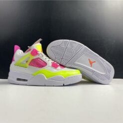 Air Jordan 4 Retro White Lemon Pink
