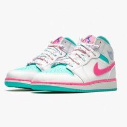Alternative view of Air Jordan 1 Mid Digital Pink
