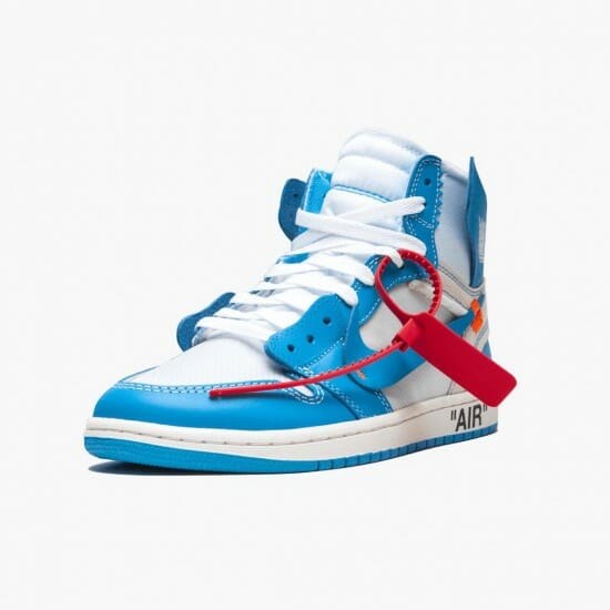 Air Jordan 1 Retro High Off and White University Blue - Image 4