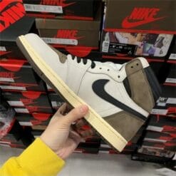 Air Jordan 1 High OG x Travis Scott White Brown
