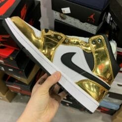 Air Jordan 1 Liquid Metal Gold