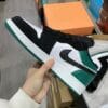 Air Jordan 1 Low Black Green Toe