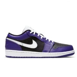 Air Jordan 1 Low Court Purple Black