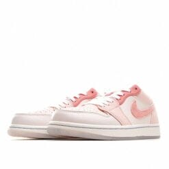Alternative view of Air Jordan 1 Low Pink Beige