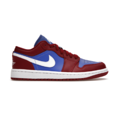 Alternative view of Air Jordan 1 Low Pomegranate Medium Blue