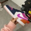 Air Jordan 1 Low SE Mismatched Purple Magenta