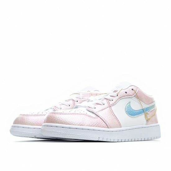 Air Jordan 1 Low White Pink - Image 2