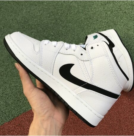 Air Jordan 1 MID GS White Green