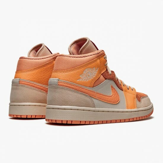 Air Jordan 1 Mid Apricot Orange - Image 3