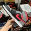 Air Jordan 1 Mid Black Grey Pink