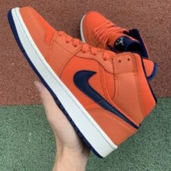 Air Jordan 1 Mid Blue Orange Knicks