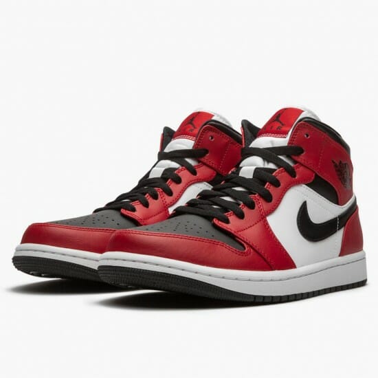 Air Jordan 1 Mid Chicago Black Toe - Image 2