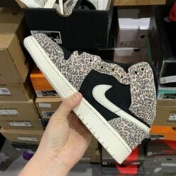 Air Jordan 1 Mid Colorful Tiger Print