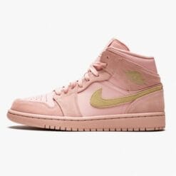 Air Jordan 1 Mid Coral Gold