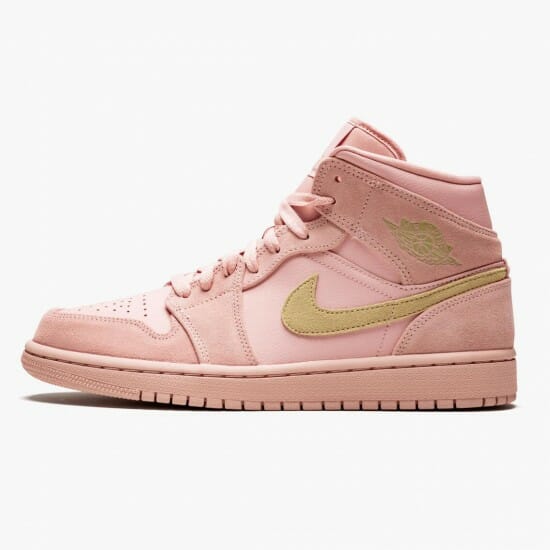 Air Jordan 1 Mid Coral Gold